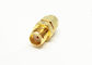 High Performance Brass/Stainless Steel Straight SMA Male to SMA Female RF Adapter Max.Freq.18GHz
