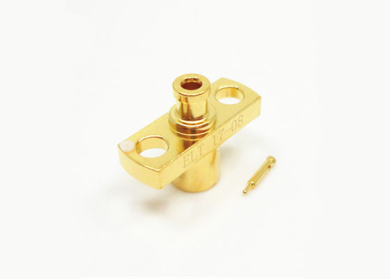 Female Limited Detent 2 Holes Flange SMP RF Connector