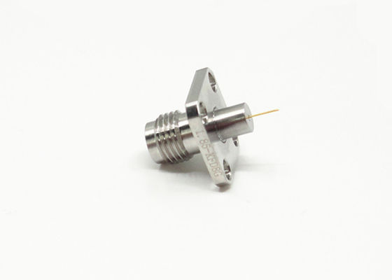 Stainless Steel 1.85 Mm Female RF Connector Straight