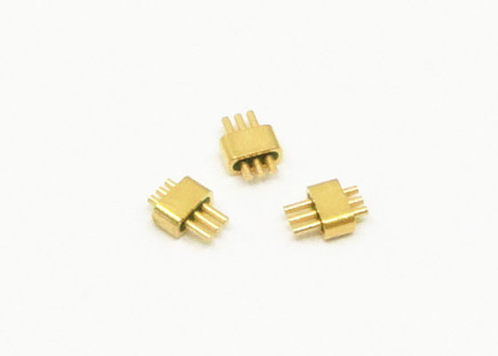 Kovar 4J29 3 Pin Header Connector Hermetic DC Straight Cut For Solder JMC-1139-JH