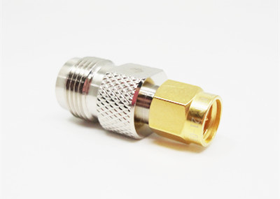 Straight TNC Female to SMA Male RF Adapter 50Ohm