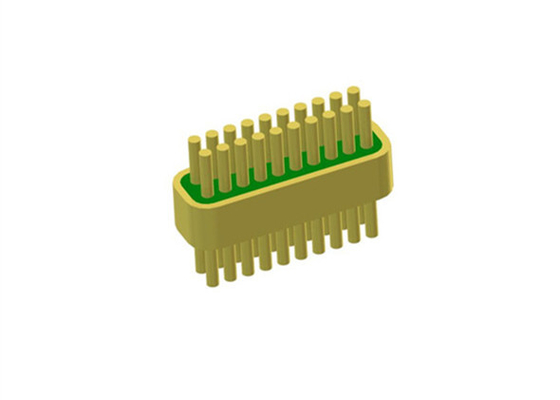 Diameter 0.4mm 20 Pins In 2 Rows Hermetic Header With Gold Wire Bonding Surface