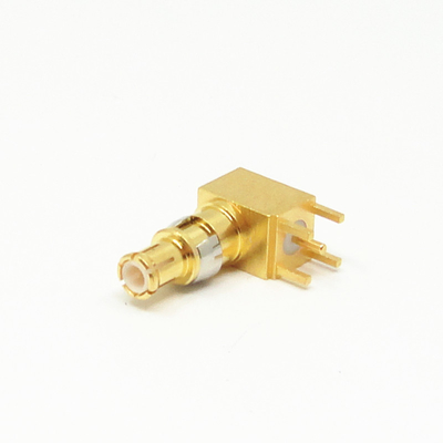 Panel/PCB Mount MCX Male Connector Pluggable RF Solder Connector