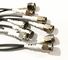 SMA & SSMA Right Angle Male RF Cable Assemblies With CXN3506 Cable Diameter=0.5mm