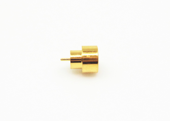 40GHz SMP Male RF Coaxial Limited Detent Connector Gold Plated