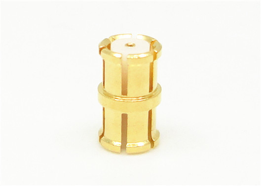 Brass RF Straight SMP Female to Female Connector with Length 14.4mm