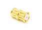 Brass RF Straight SMP Female to Female Connector with Length 14.4mm