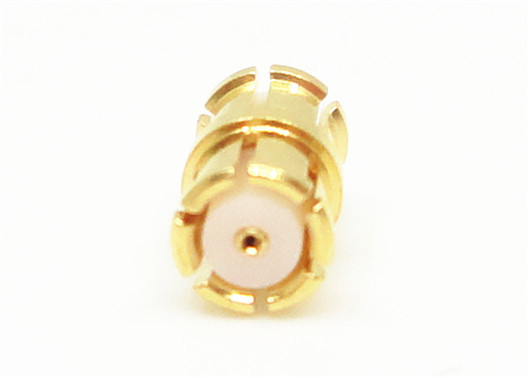 Brass RF Straight SMP Female to Female Connector with Length 14.4mm