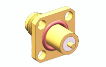 SMA Female 4-hole Flange Mount Microstrip Transmission Line Terminations Connector