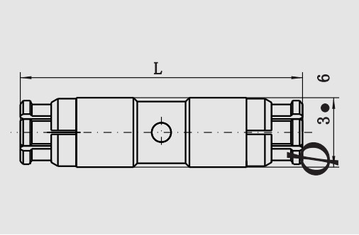 SMP Female to Female RF Adapter 20mm Weak Insertion Force