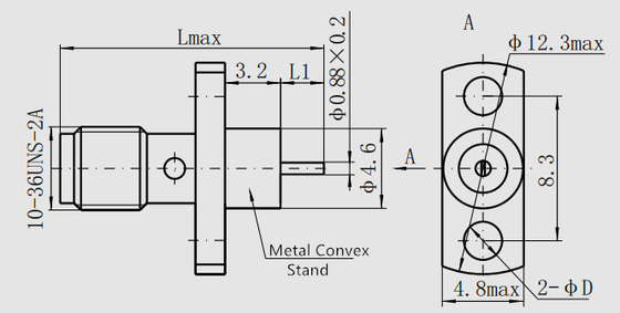 Mini SMA or SSMA High Frequency Bandwidth and Highly Reliable Mechanical Performance Connector