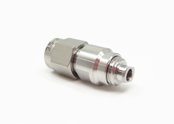 3.5mm Male Stainless Steel RF Coaxial Connector For CXN3506 Cable 3.5mm Milimeter Wave