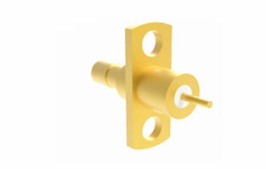 Precision SSMB Male Flange Mount RF Connector With Integrated Microstrip Design
