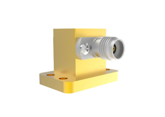 18GHz~40GHz WRD180 To K2.92mm Female Right Angle Waveguide To Coax Adapter K/WRD180-KF