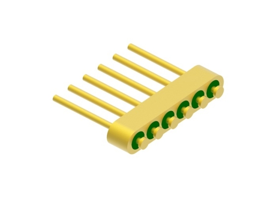 6-pin 0.4mm Pin Diameter Hermetic Seal Header With Gold Wire Bonding Surface MC-629-JH