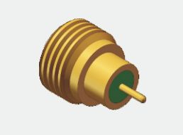 50Ω Hermetically Sealed SMPM Male Bulkhead RF Coaxial Connectors 0.3MHz-40GHz 170V