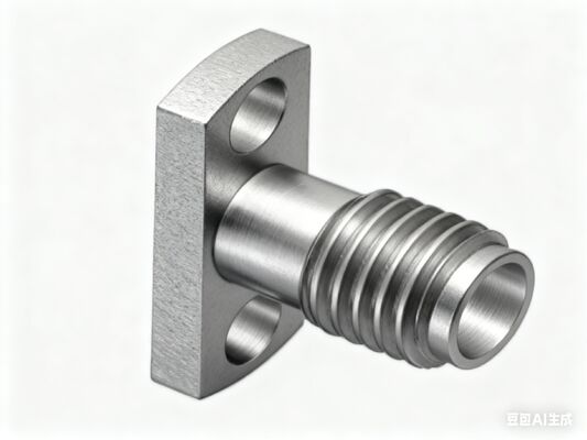 Stainless Steel SSMA Female Flange Mount Frequency Range 0.3MHz to 18GHz Using Microwave Component