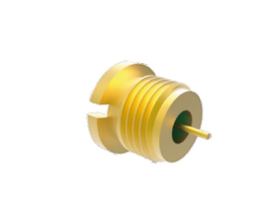 50Ω 40GHz Hermetically Sealed SMP Male Plug Bulkhead Connector Aerospace RF Connectors with Low Insertion Loss