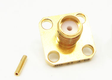 RF Coaxial Cable Connectors Solder Attachment 50Ohm Female SMA Jack Connector for Cable RG405