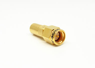 50Ohm Gold Plated RF Coaxial Adapter SMA Male to SMB Female Adapter