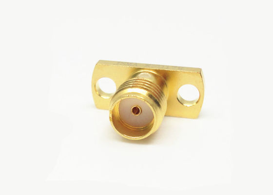 SMA Female 2 Holes Flange Mount RF Coaxial Connectors