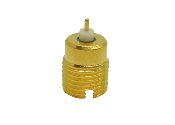 Kovar Male Bulkhead Smooth Bore Connector SMP Plug