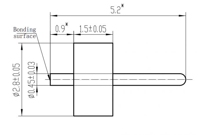 50Ohm RF Hermetic Glass to Metal Seal Pin Header