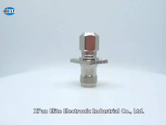 TNC Straight Female 4-hole Flange RF Coaxial Connector for SFF-50-1.5-1/SYV-50-2-1 Cable