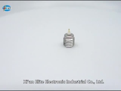 Stainless Steel SMP Male Connector Thread-In Mount Straight Terminal RF Connector