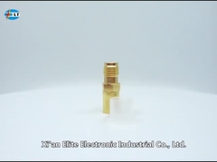 Precision Gold Plated Straight RF Adapter SMA Female to SMB Female Coax Adapter